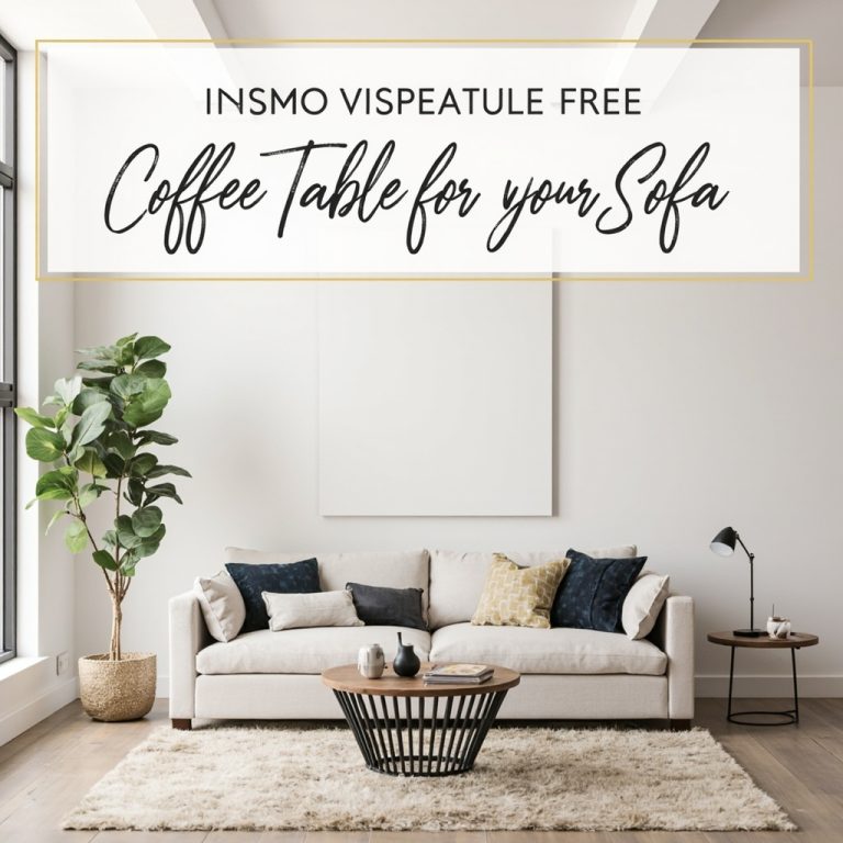 How to Pick a Coffee Table for a Sofa You Can’t Move (Measured Approach)