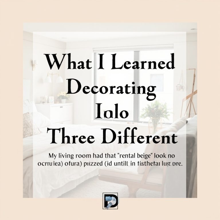 What I Learned Decorating Three Different Apartments in Four Years