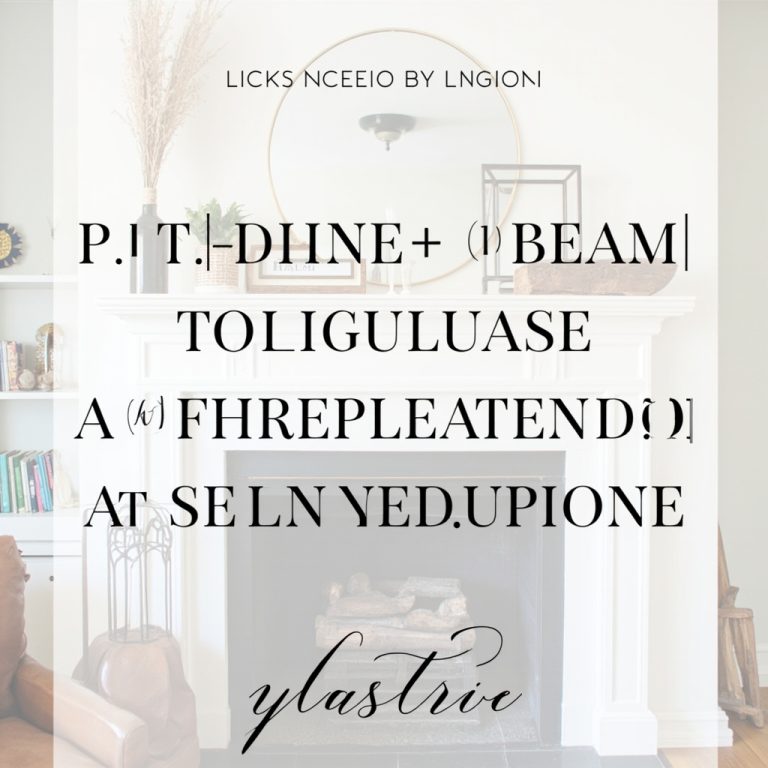 How to Style a Fireplace Mantel in a House That Gets Lived In