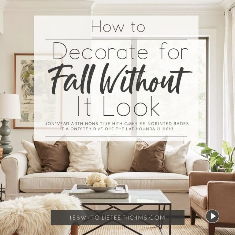 How to Decorate for Fall Without It Looking Like a Halloween Store Exploded