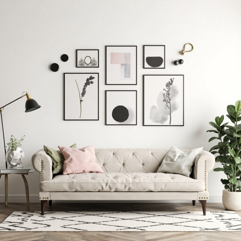 Wall Art Arrangements That Don’t Require a Level and 47 Command Strips
