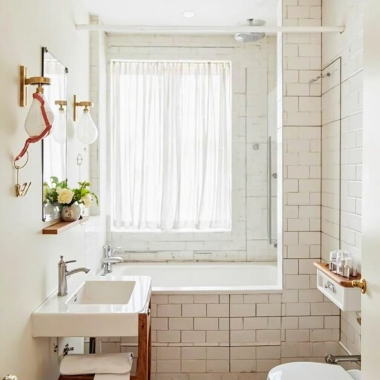 Small Bathroom Decor Ideas That Make 50 Square Feet Feel Livable (Part 4)