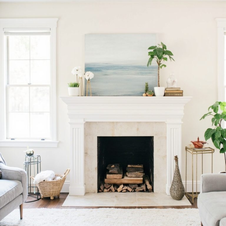 How to Style a Fireplace Mantel in a House That Gets Lived In (Part 8)