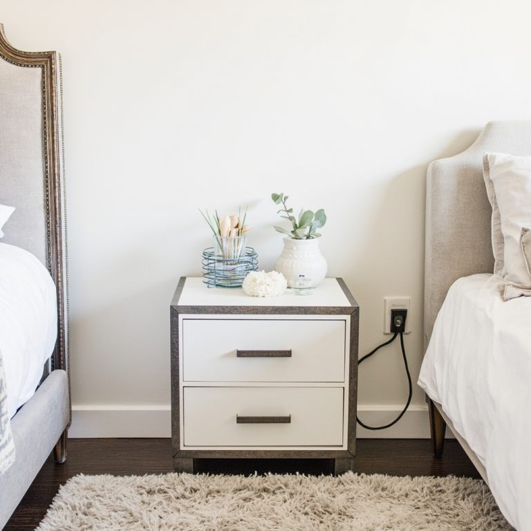How to Style a Bedside Table That Has Three Inches of Clearance (Part 4)