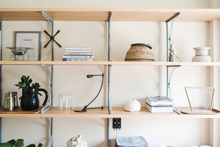 How To Style Open Shelves So They Look Good And Stay Organized